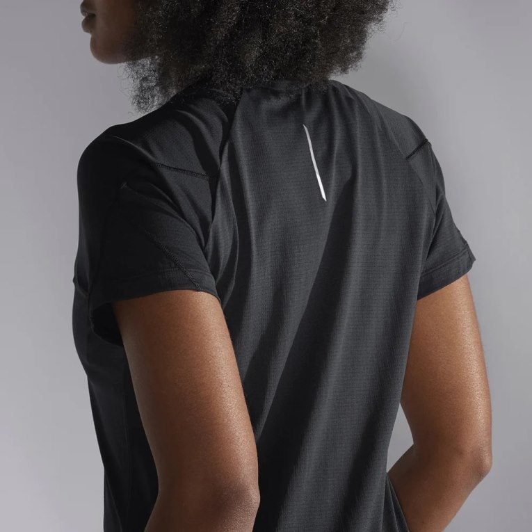 Salomon Cross Run Short Sleeve Women's T-Shirts Black | CA 32T91